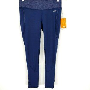 NEW Avia Size S (4-6) Navy Athletic Activewear Gym Leggings Tight Inner Pocket
